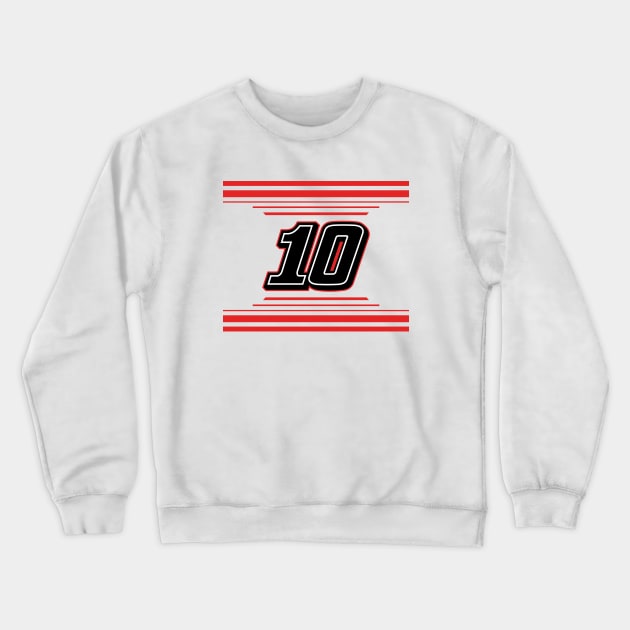 Noah Gragson #10 2024 NASCAR Design Crewneck Sweatshirt by AR Designs 